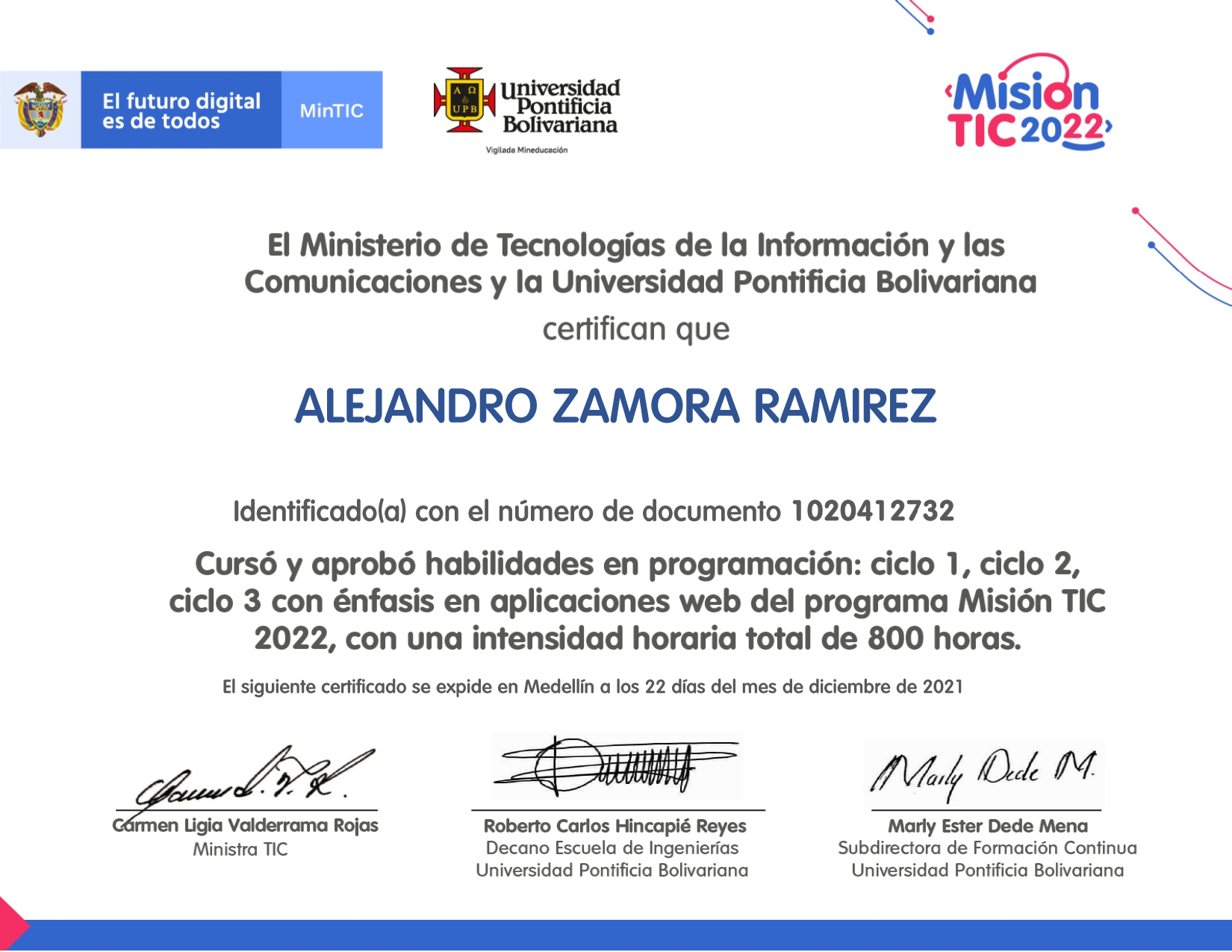 Desarollo de software upb